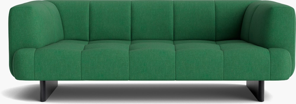 Quilton Lift Sofa - 2-Seat Sofa, Metaphor, Gremolata, Black Lacquered Oak