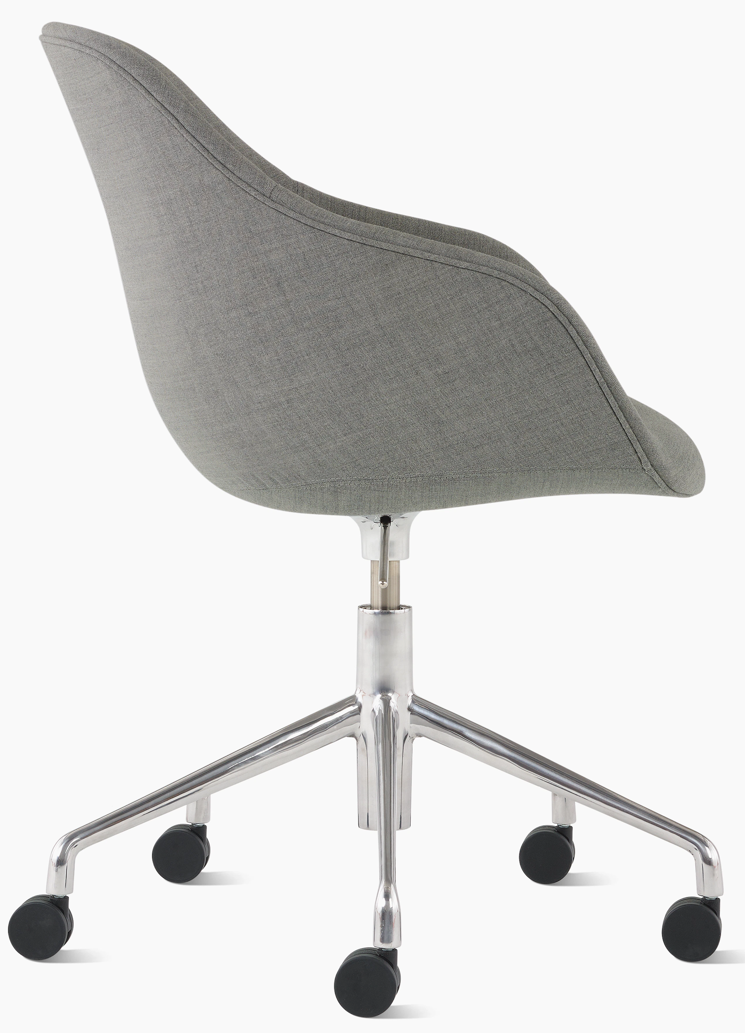 A side view of the AAC 153 About A Chair Task Armchair.