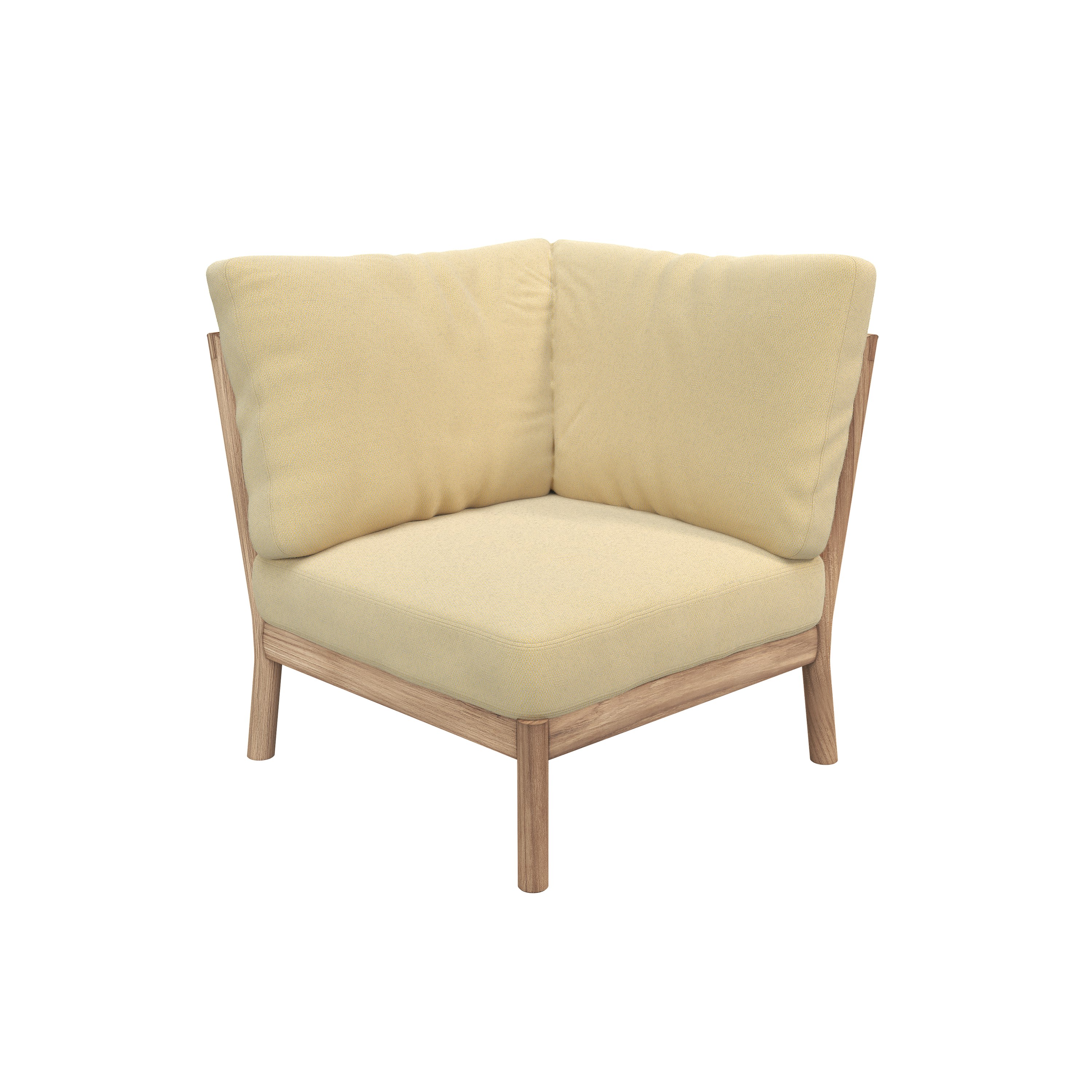 Tradition Outdoor Corner Seat Module - Honey Yellow