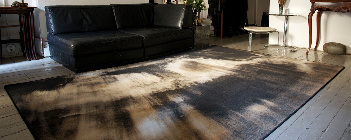The Finch Rug in a living room setting