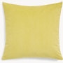 Pillows by Knoll Textiles - 17" x 17", Ultrasuede, Citron