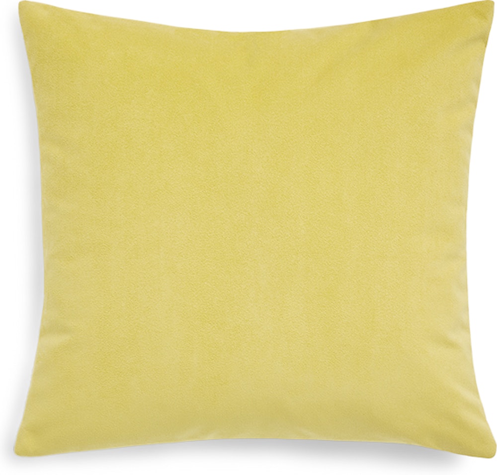 Pillows by Knoll Textiles - 17" x 17", Ultrasuede, Citron