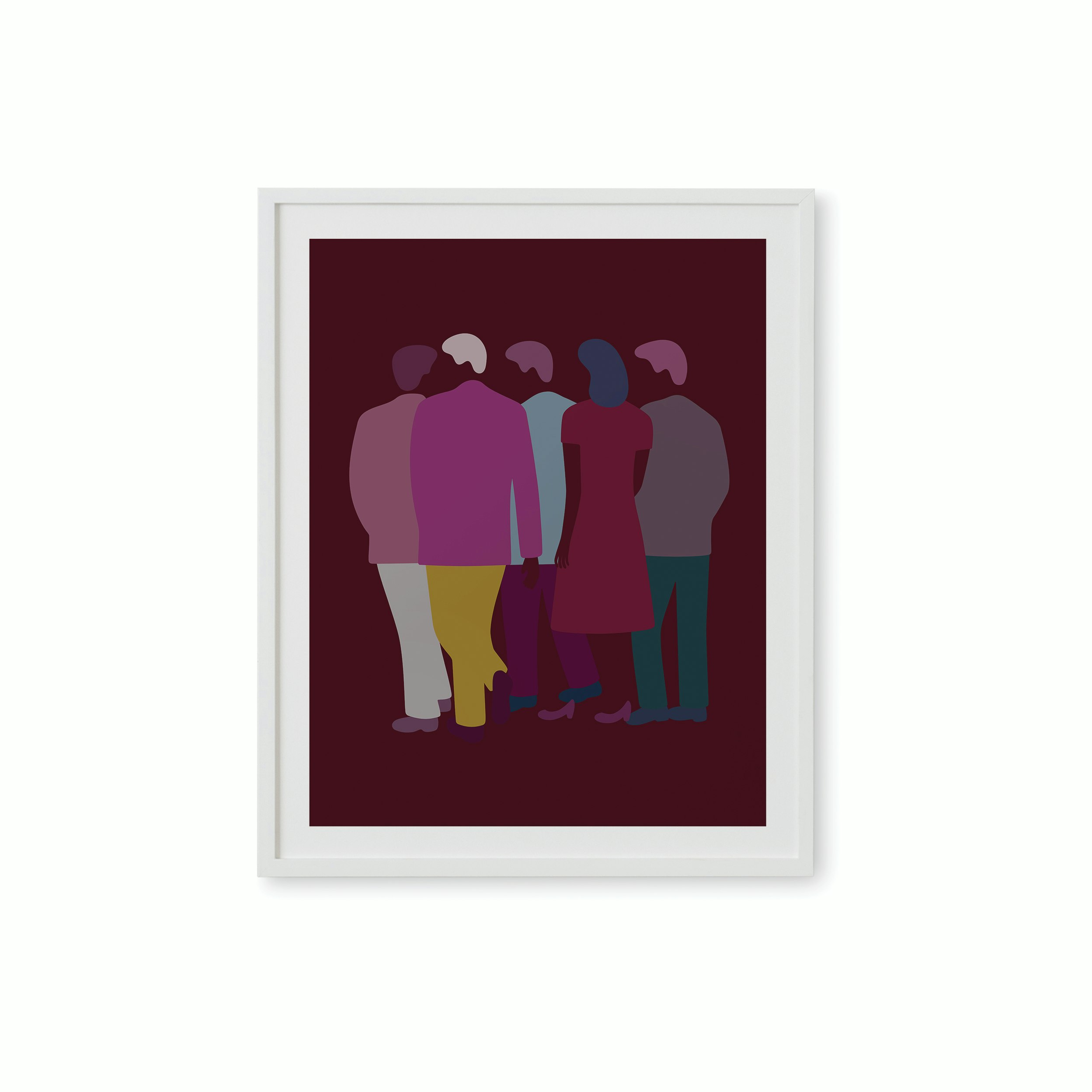 "Five Walking" by Dana Bell