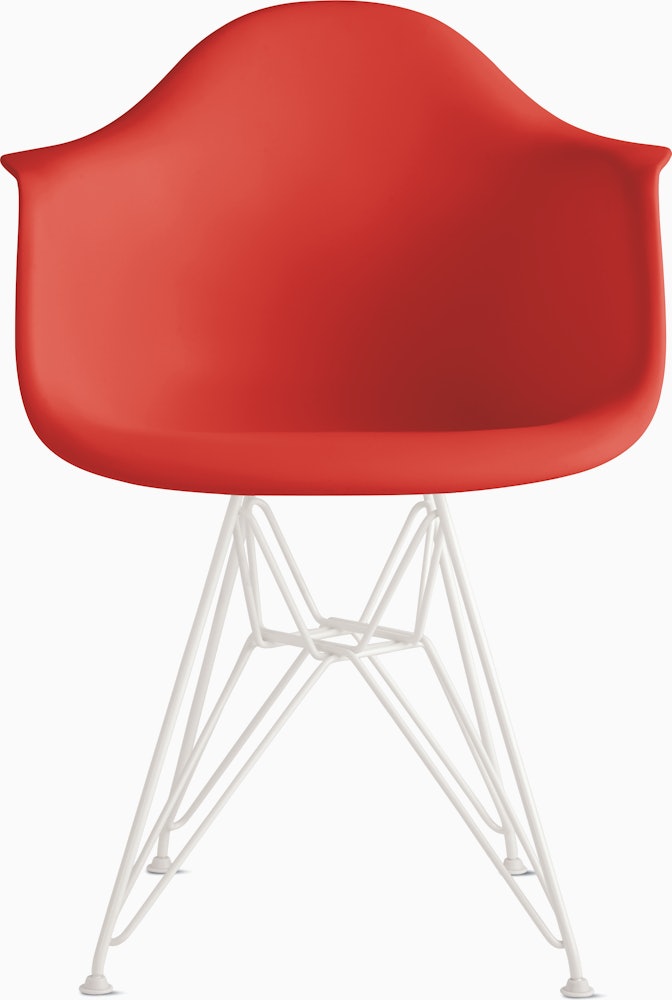 Eames Molded Plastic Wire-Base Armchair (DAR)