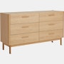 Miro Dresser 6 Drawer - Wide