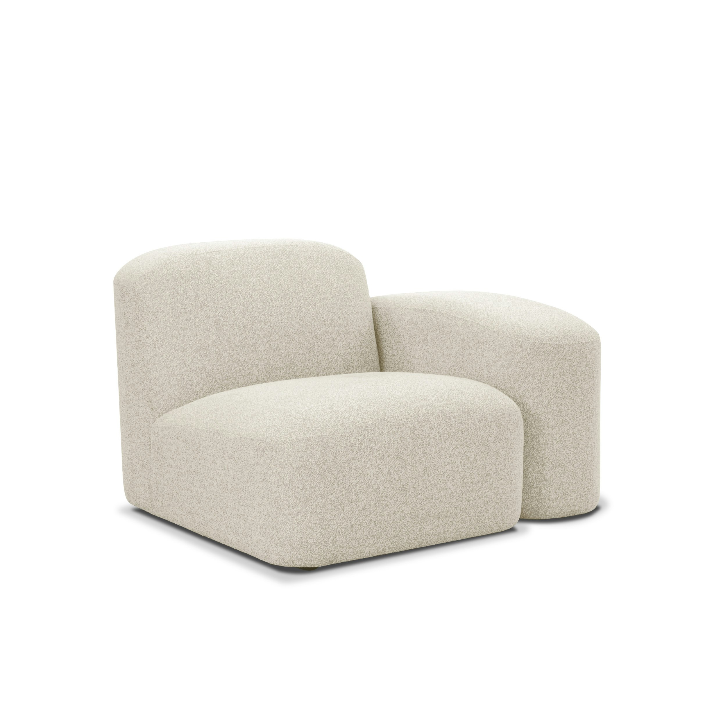 Muse Outdoor One Arm Single SeatRight Arm Facing, Collaroy Static