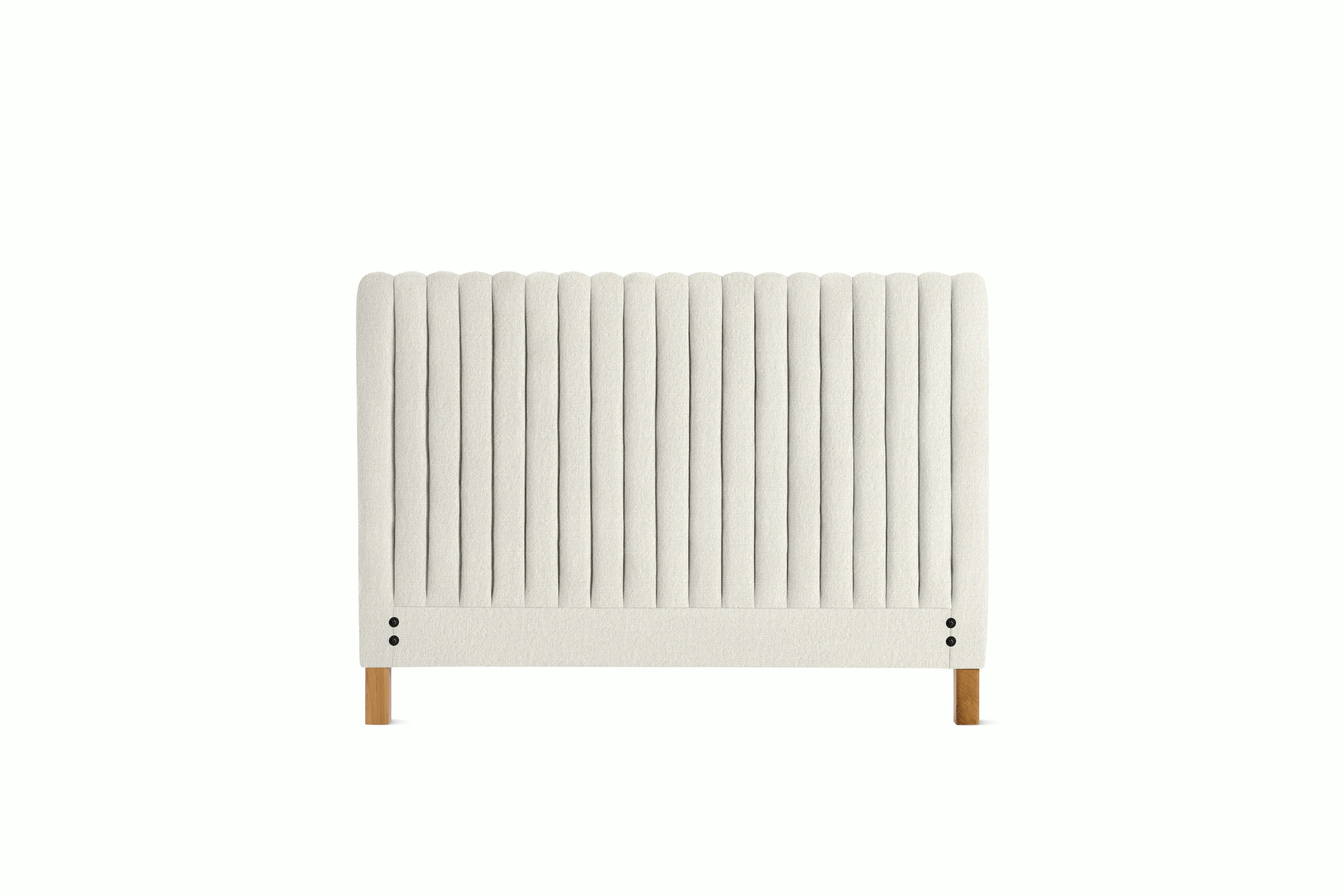 Charlotte Headboard - Tall in Oak and Album Linen Magnolia