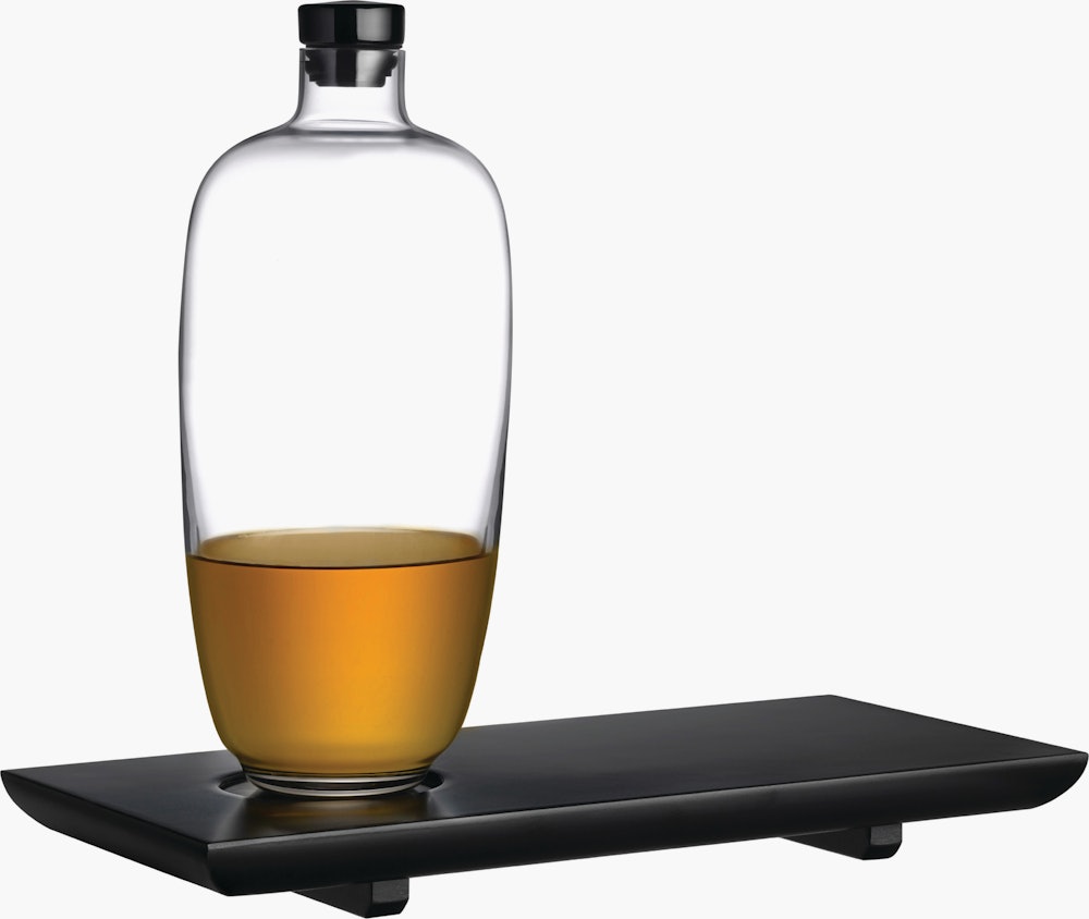 Malt Set - Whiskey Bottle with Wooden Tray - Large