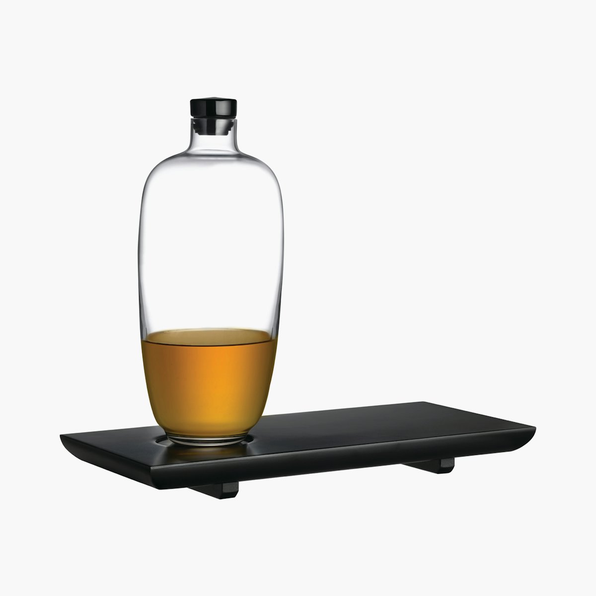Malt Set - Whiskey Bottle with Wooden Tray Malt Set - Whiskey Bottle with Wooden Tray