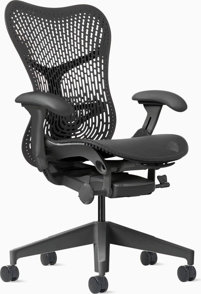Mirra 2 Chair in Graphite with Graphite Triflex Suspension and FlexFront