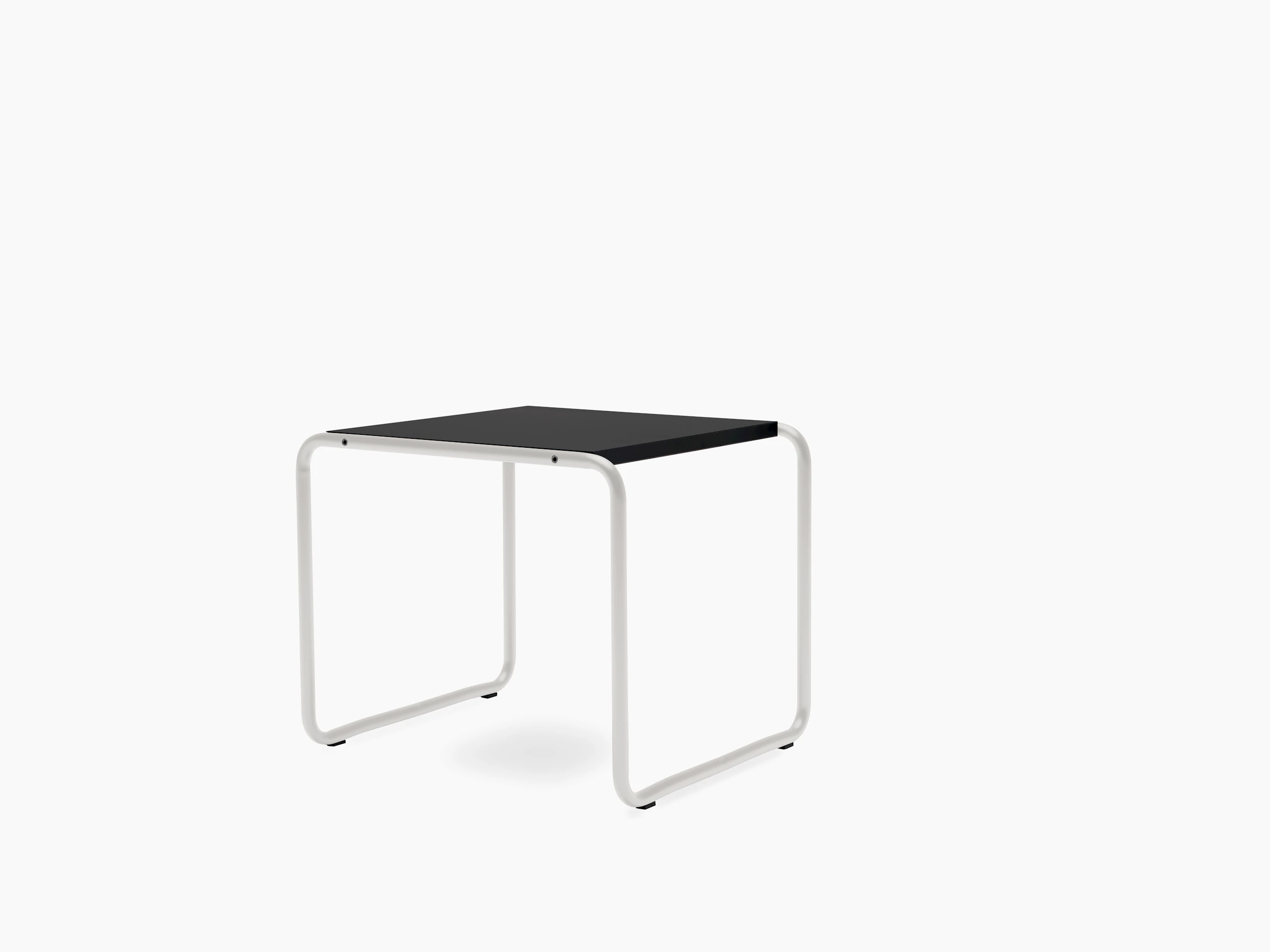 Laccio Table - Small, Black, Matte White