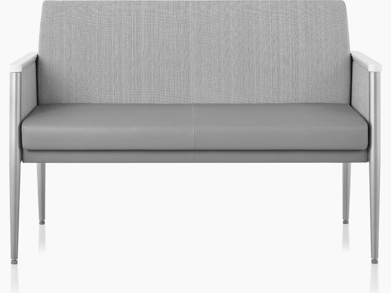 Front view of Palisade Multiple seating on white sweep.