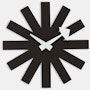 Nelson Asterisk Clock