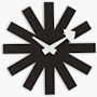 Nelson Asterisk Clock Nelson Asterisk Clock
