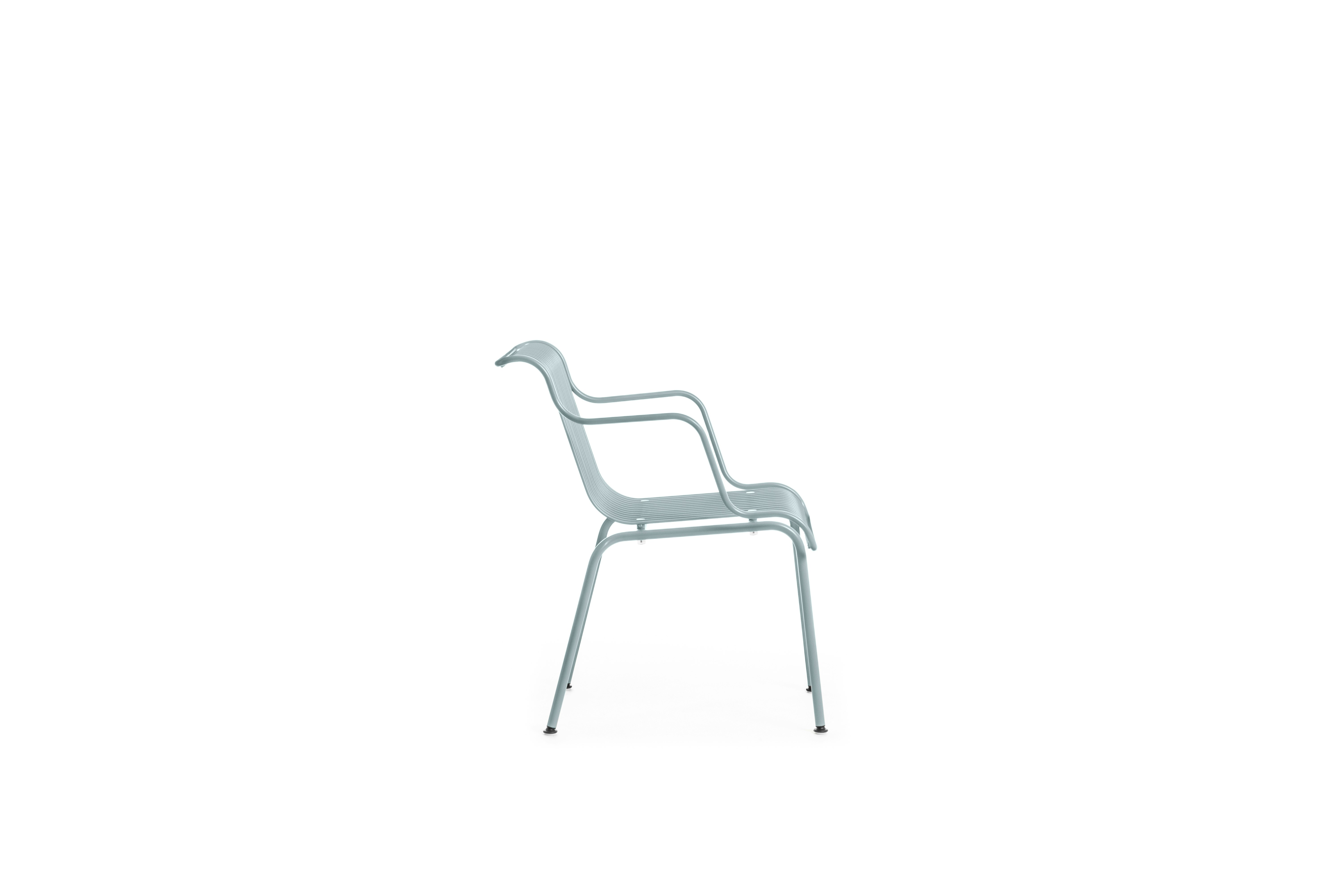 South Outdoor Dining Armchair - Light Blue