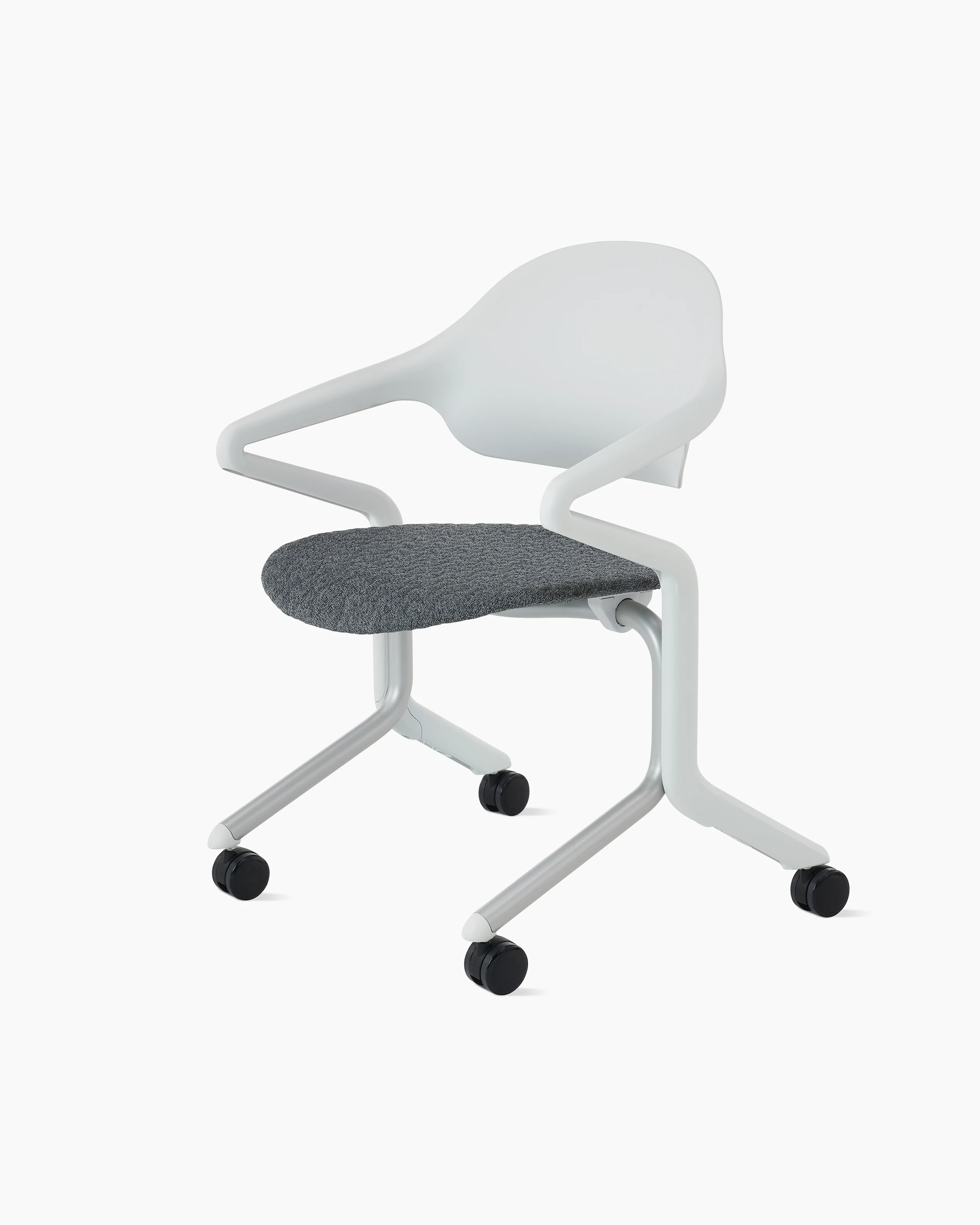 Front angle view of a Fuld Nesting Chair in Alpine.