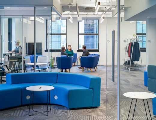 k. lounge  k. lounge Rockwell Unscripted occasional table enclave immersive planning