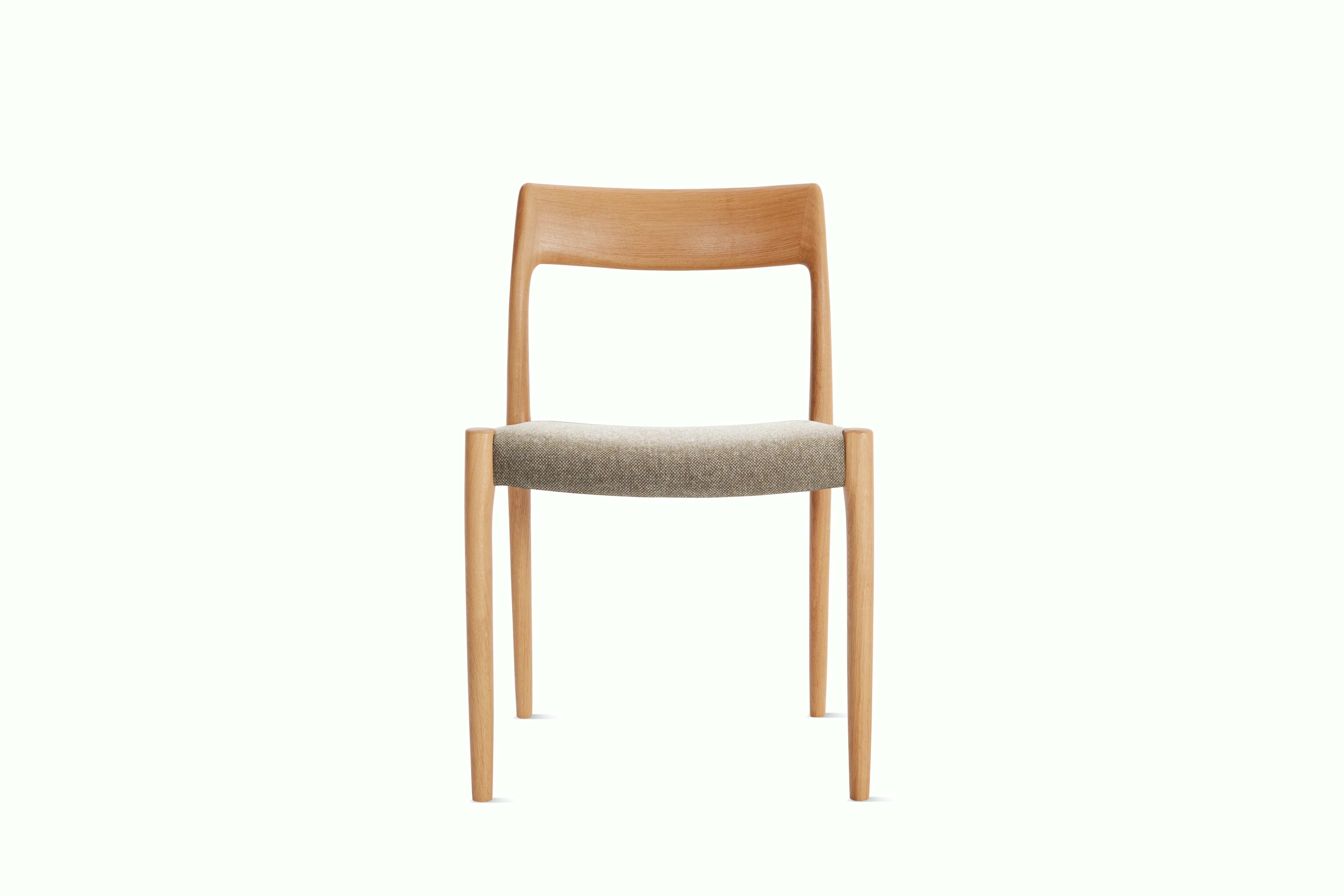 M&oslash;ller Model 77 Side Chair, Upholstered Seat