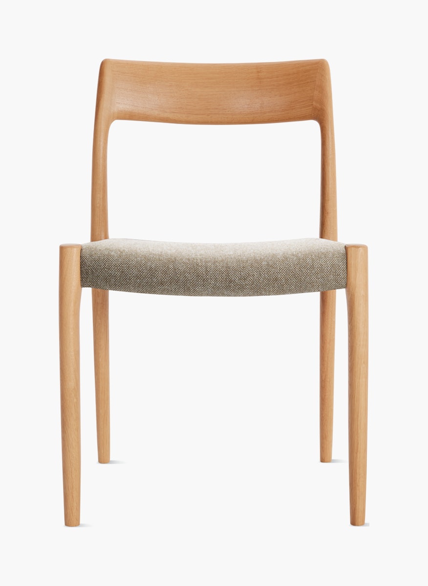 Moller Model 77 Side Chair with Upholstered Seat