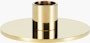 Girard Brass Candlestick Holder - Low Circle
