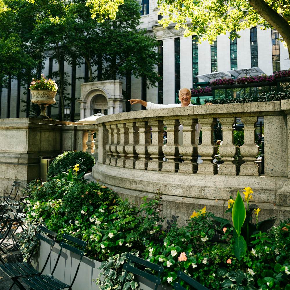 From flowers to balustrades, Bruce finds inspiration everywhere.