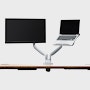 Jarvis Dual Monitor Arm with Laptop Tray