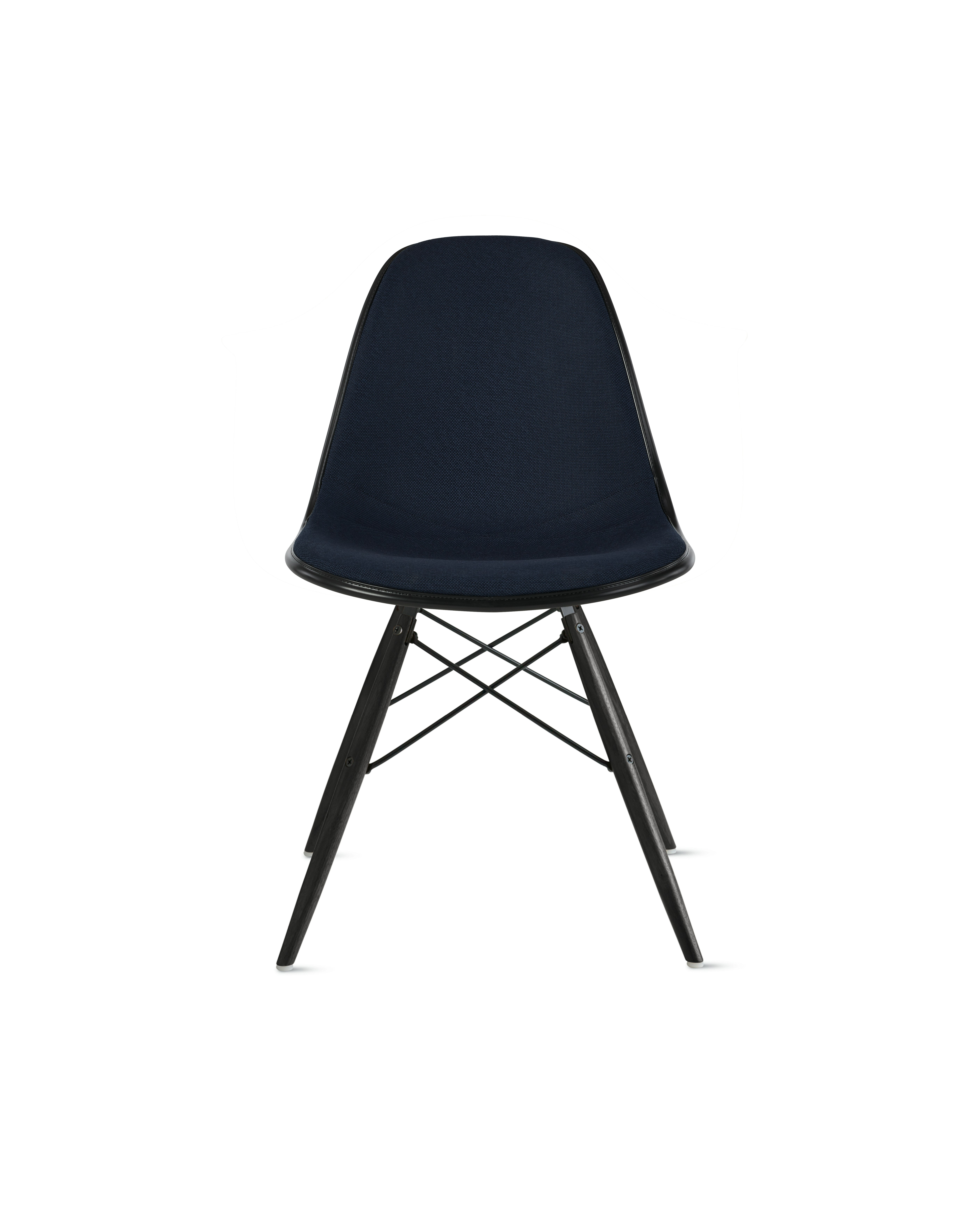 Eames Upholstered Molded Plastic Side Chair