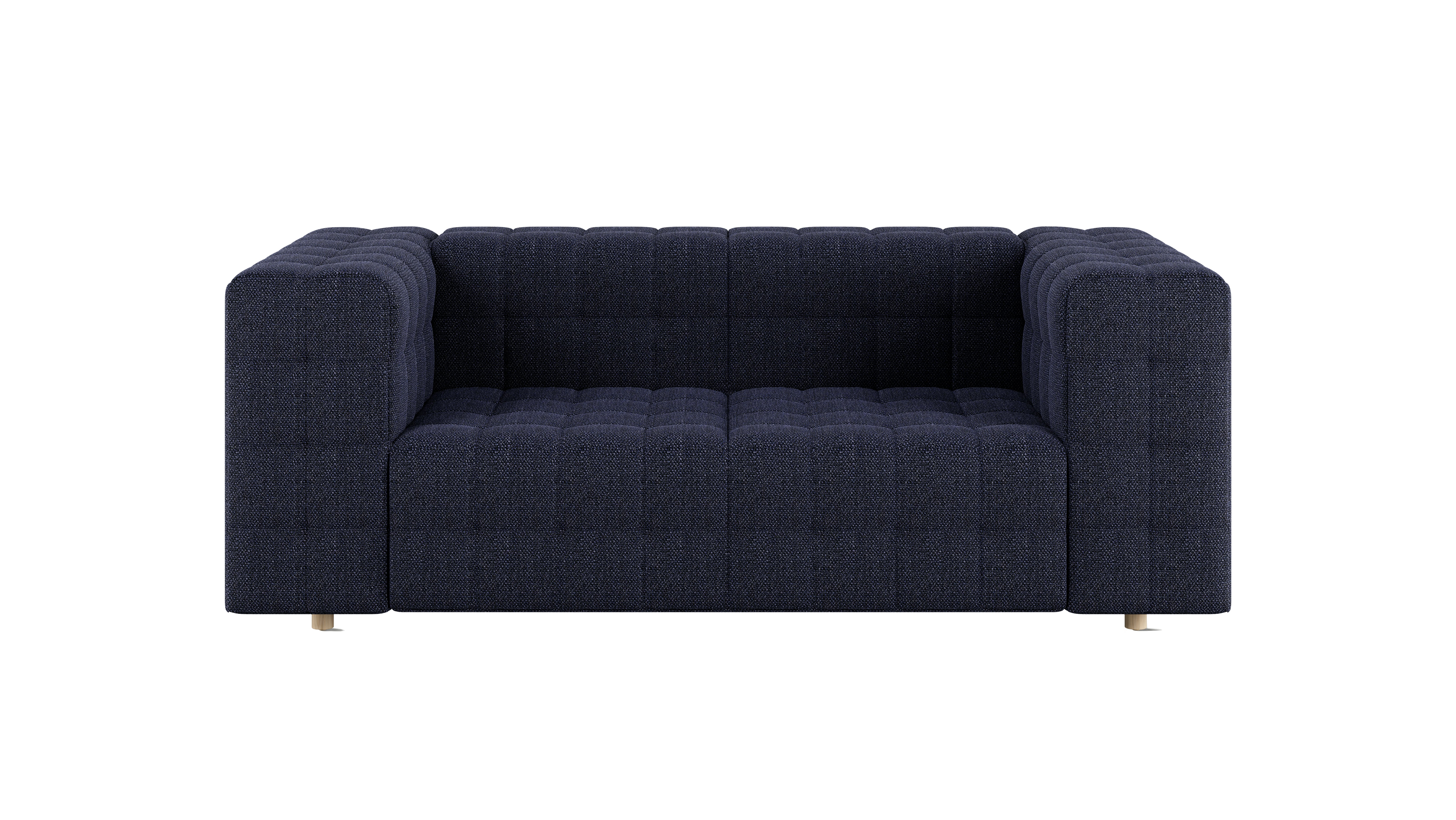 Rapport Sofa 2 Seater in Capri Ink with Ash Legs