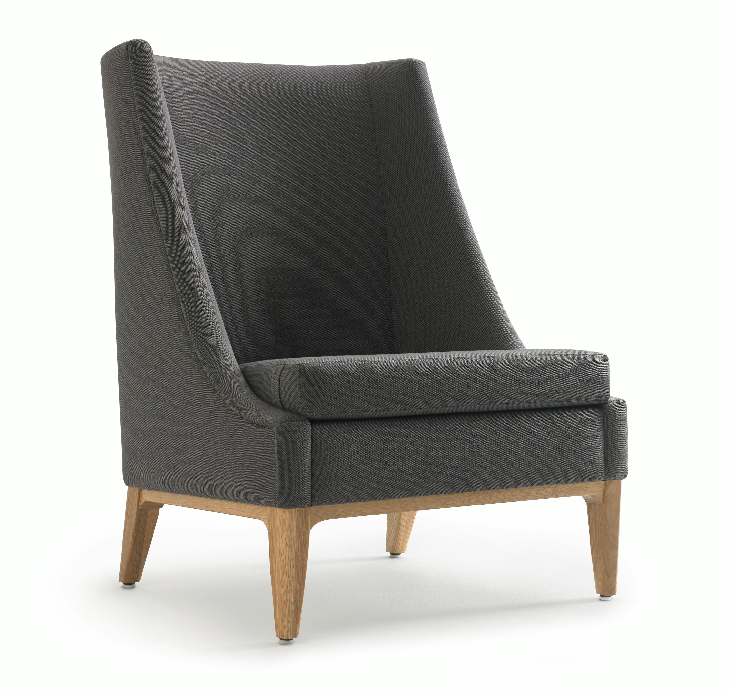 Three-quarter view of Iris Lounge.