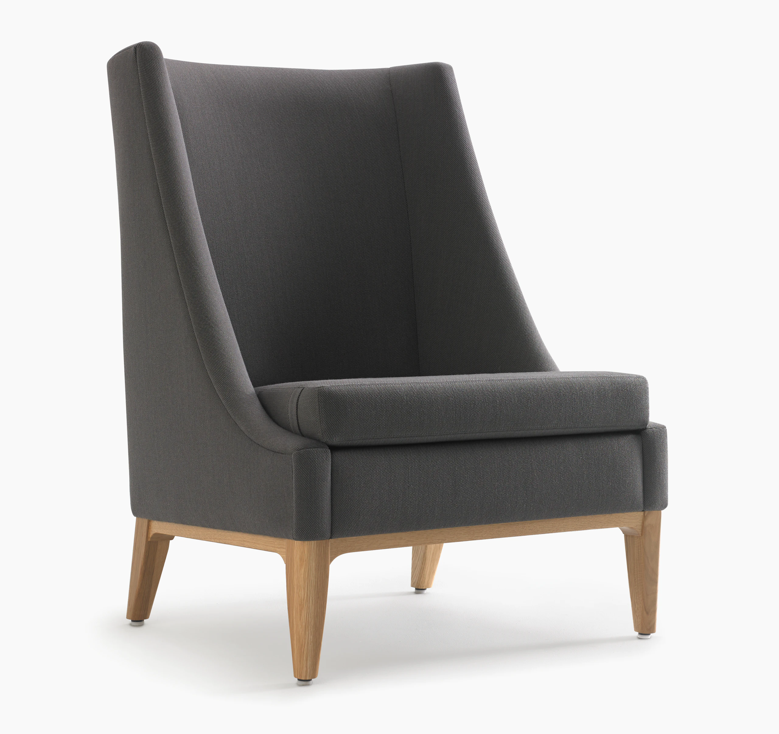 Three-quarter view of Iris Lounge.