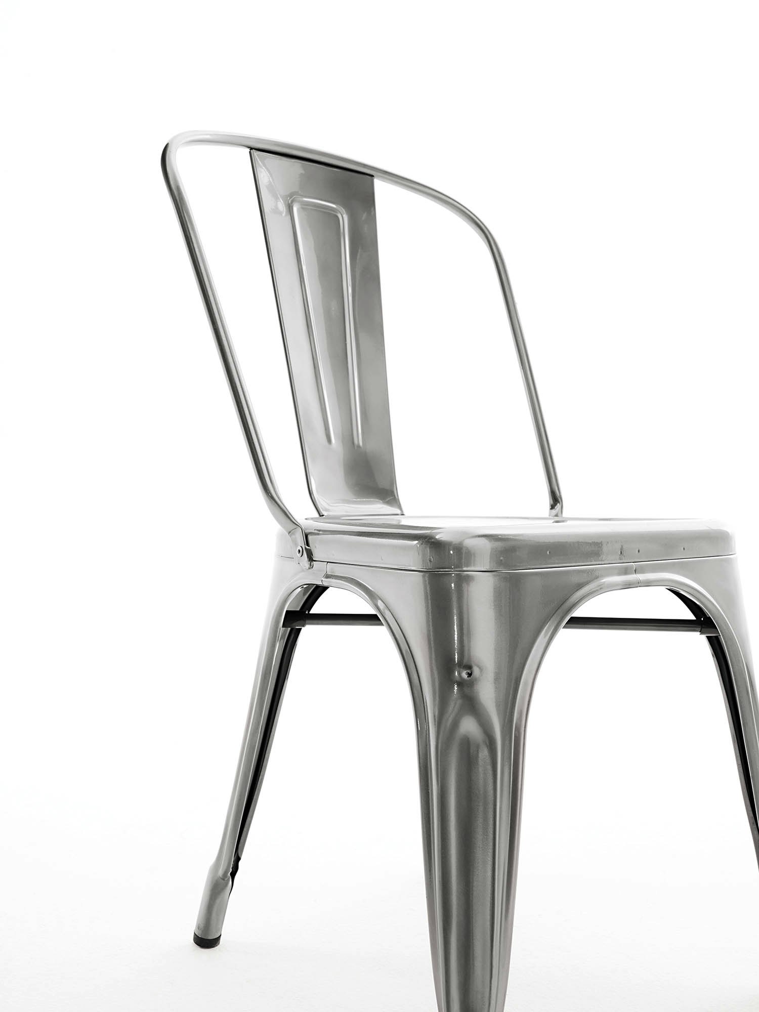 grey tolix chair