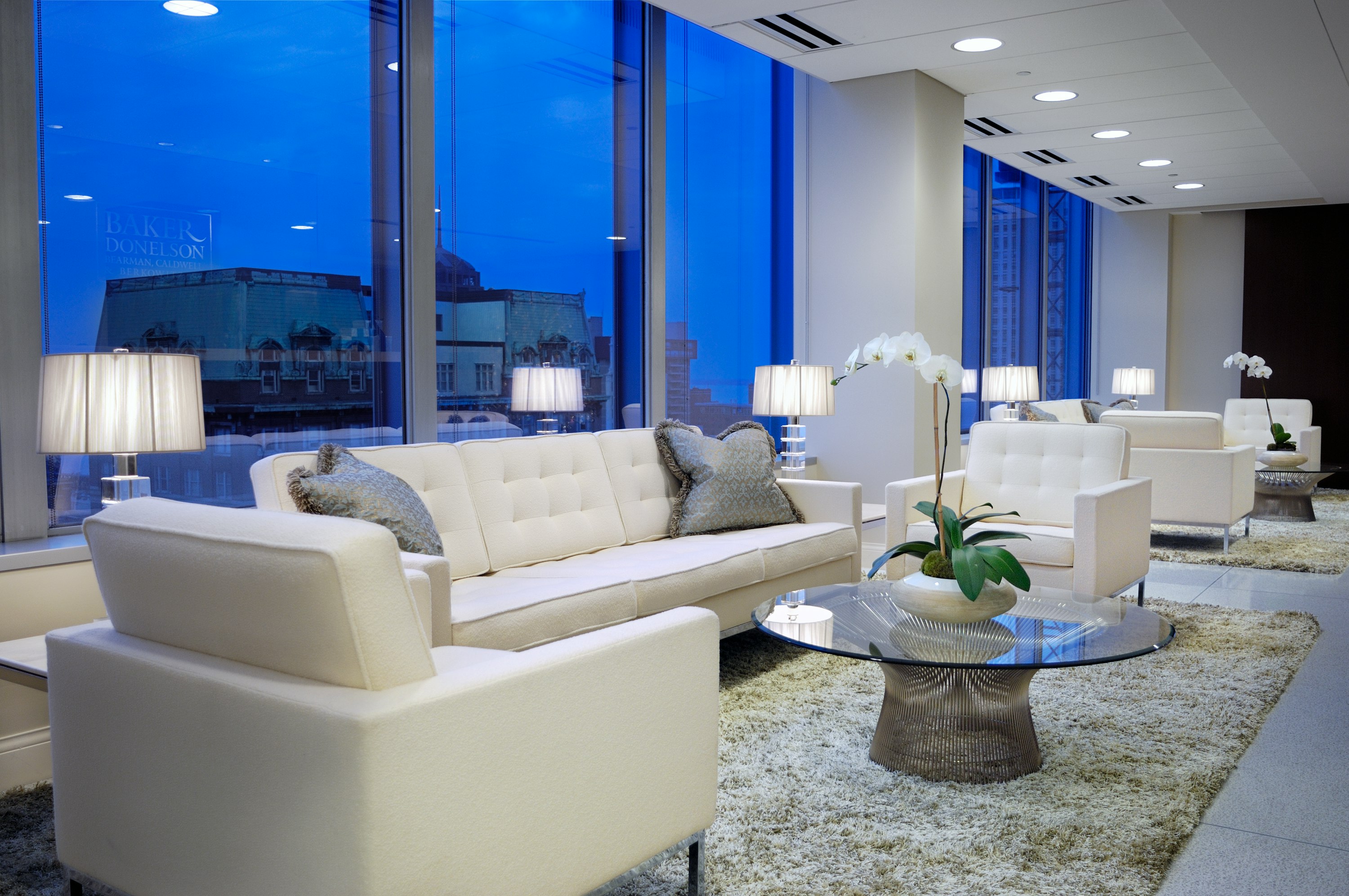 Platner Coffee Table, Florence Knoll Sofa, Florence Knoll Chair