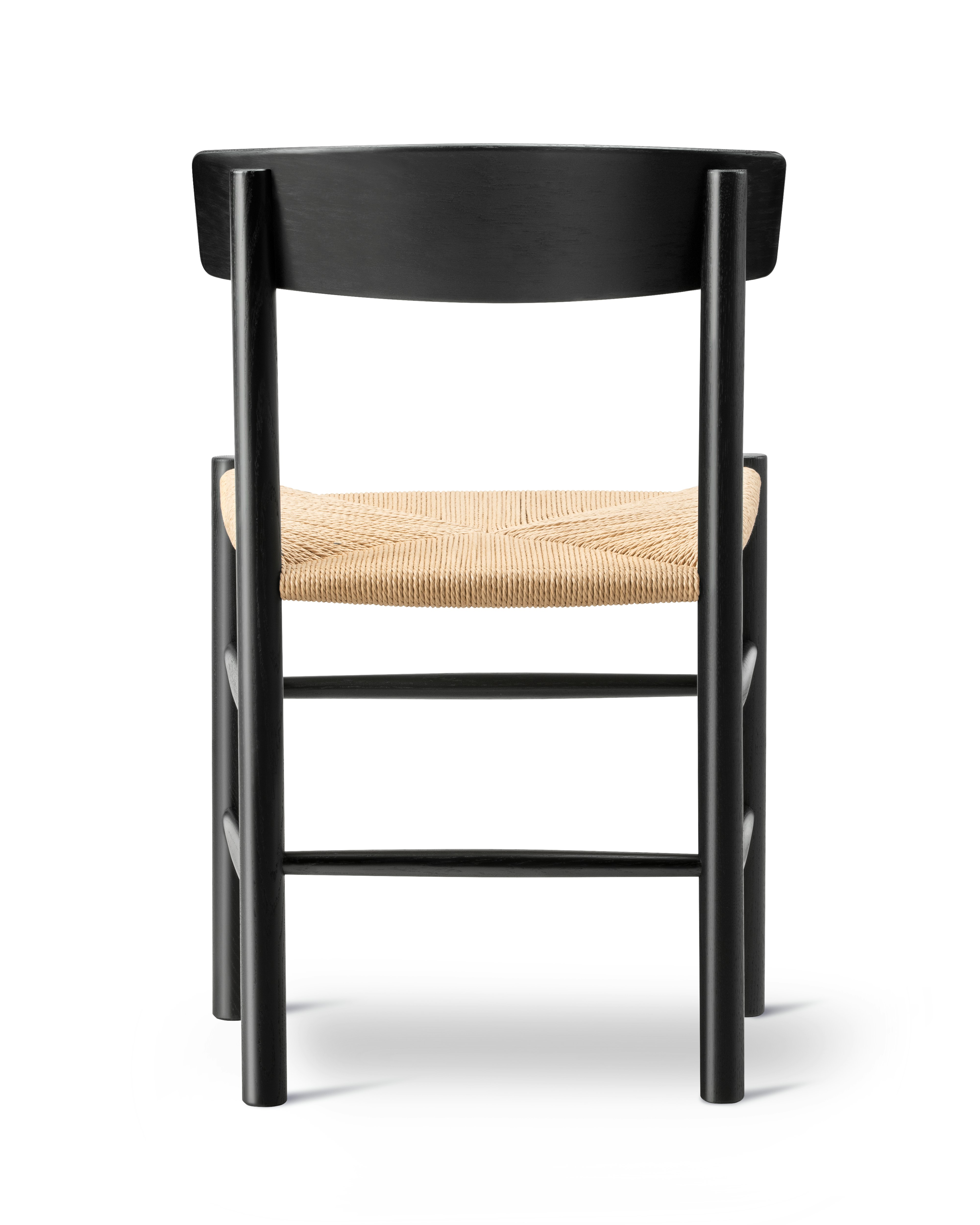 J39 Dining Chair - Black Beech