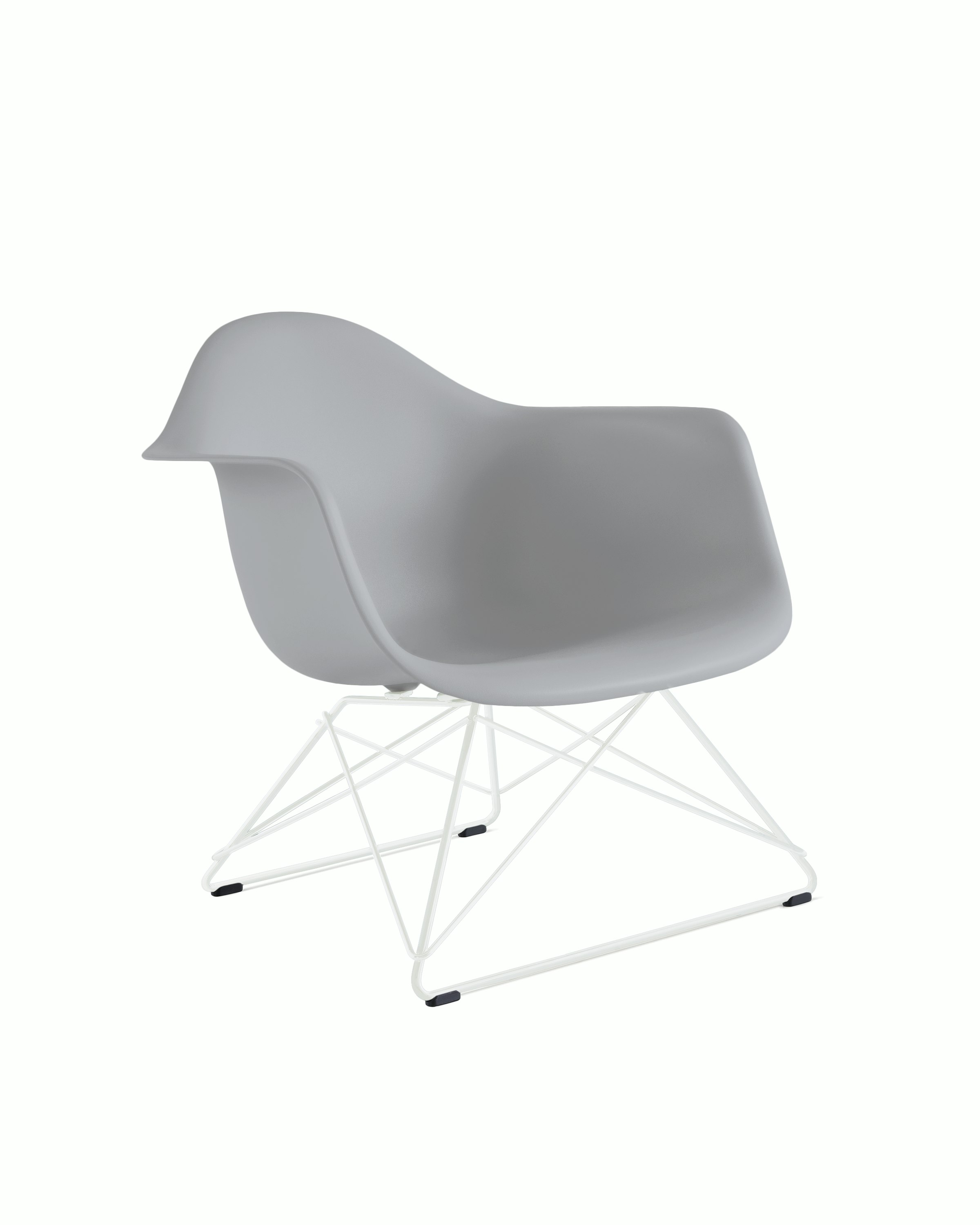 Eames Molded Plastic Low Wire Base Armchair