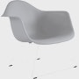 Eames Molded Plastic Low Wire Base Armchair