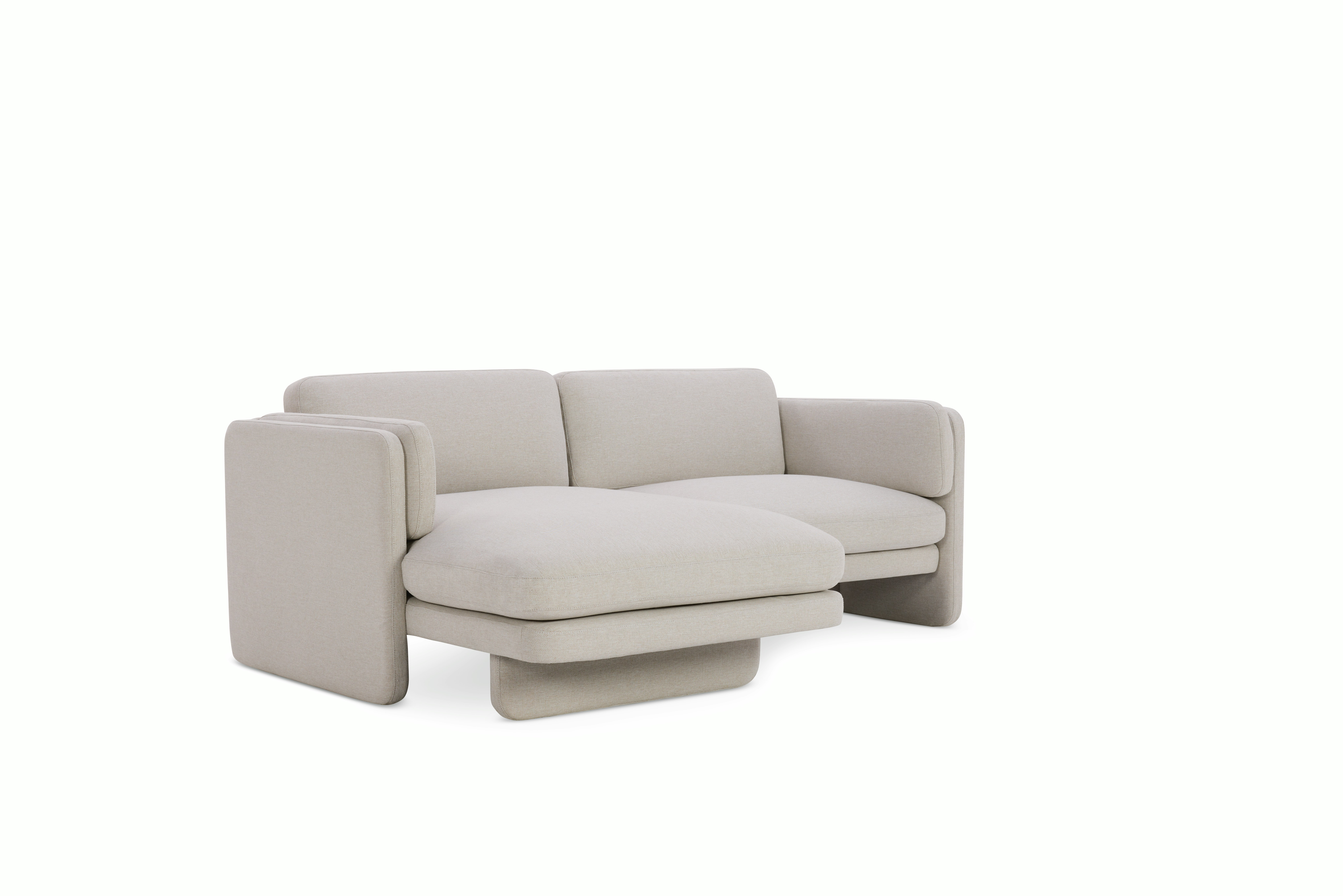 Pastille Sectional Chaise - 80 in - Left