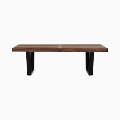 Nelson Platform Bench, Wood Base