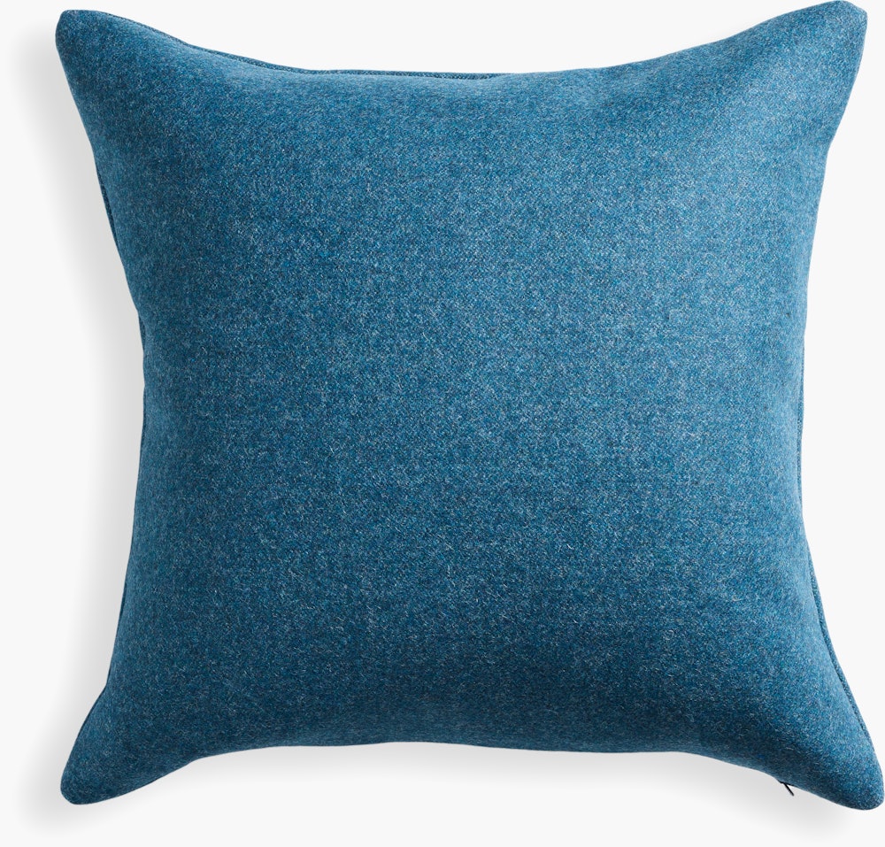 Pecora Pillow - 18x18",  Square,  Blue"