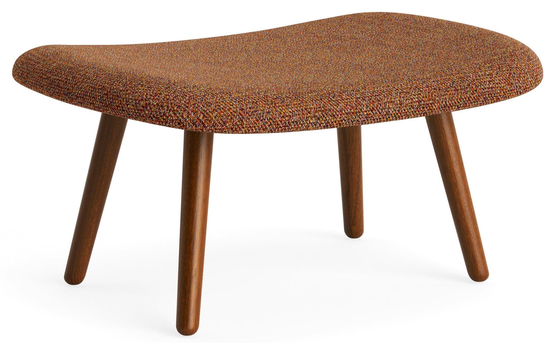 AAL 03 Ottoman - Loft, 500 Flame, Walnut