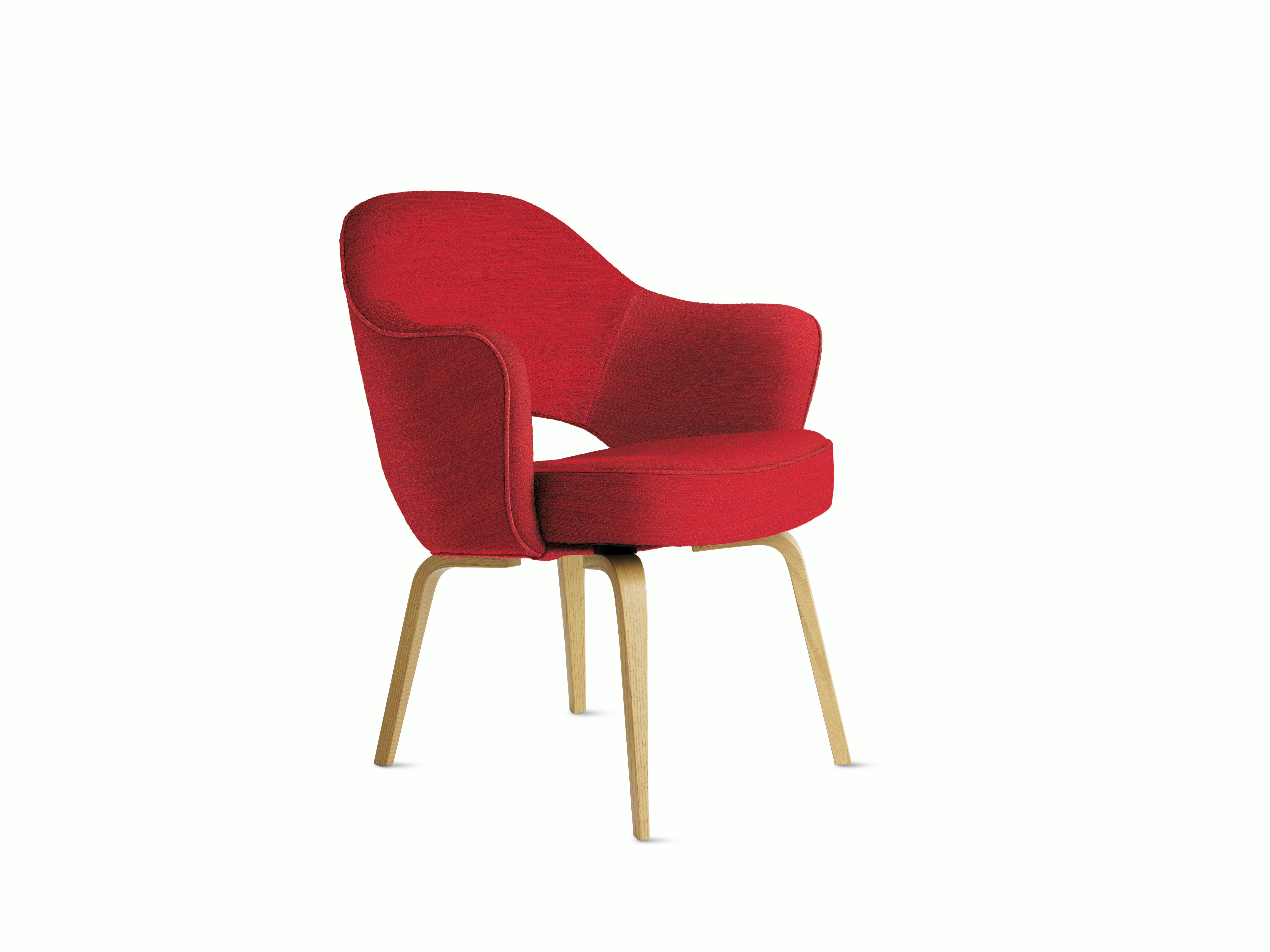 Saarinen Executive Armchair with Wood Legs