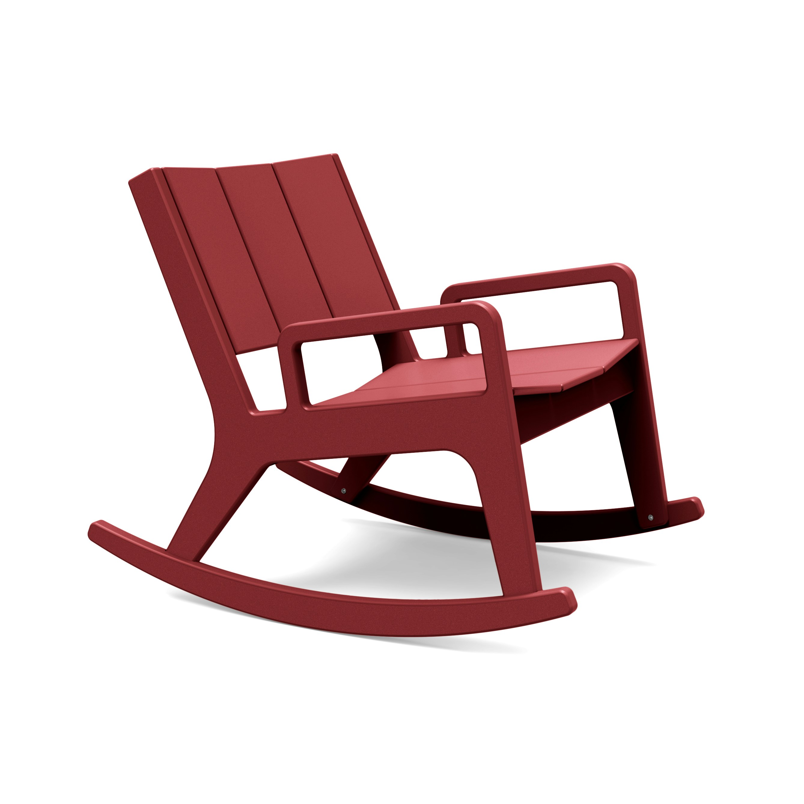 No. 9 Rocking Lounge Chair - Chili