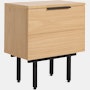 Elemental Bedside Table - white-oak