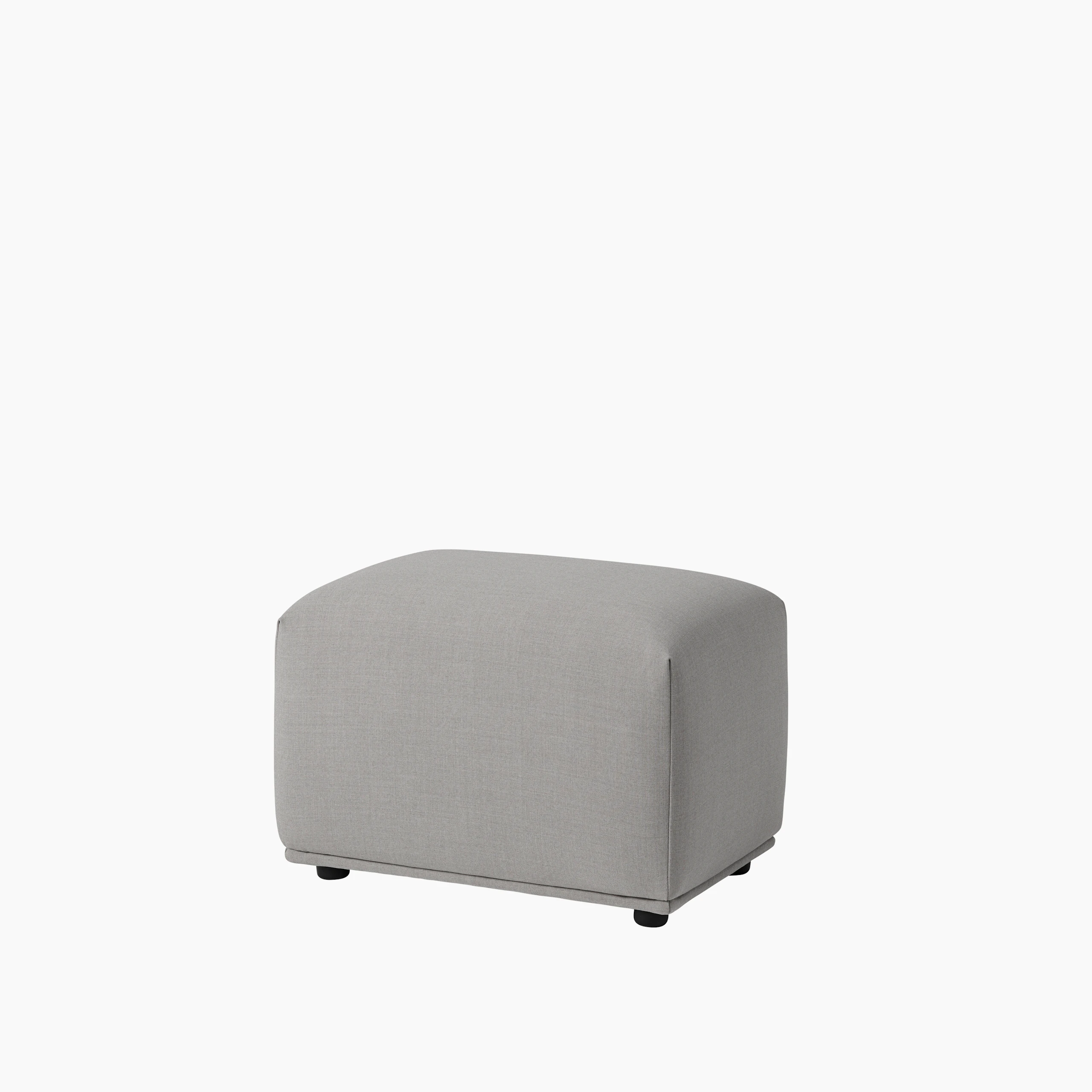 Echo pouf 62x42 cm knoll attire k23401 shale