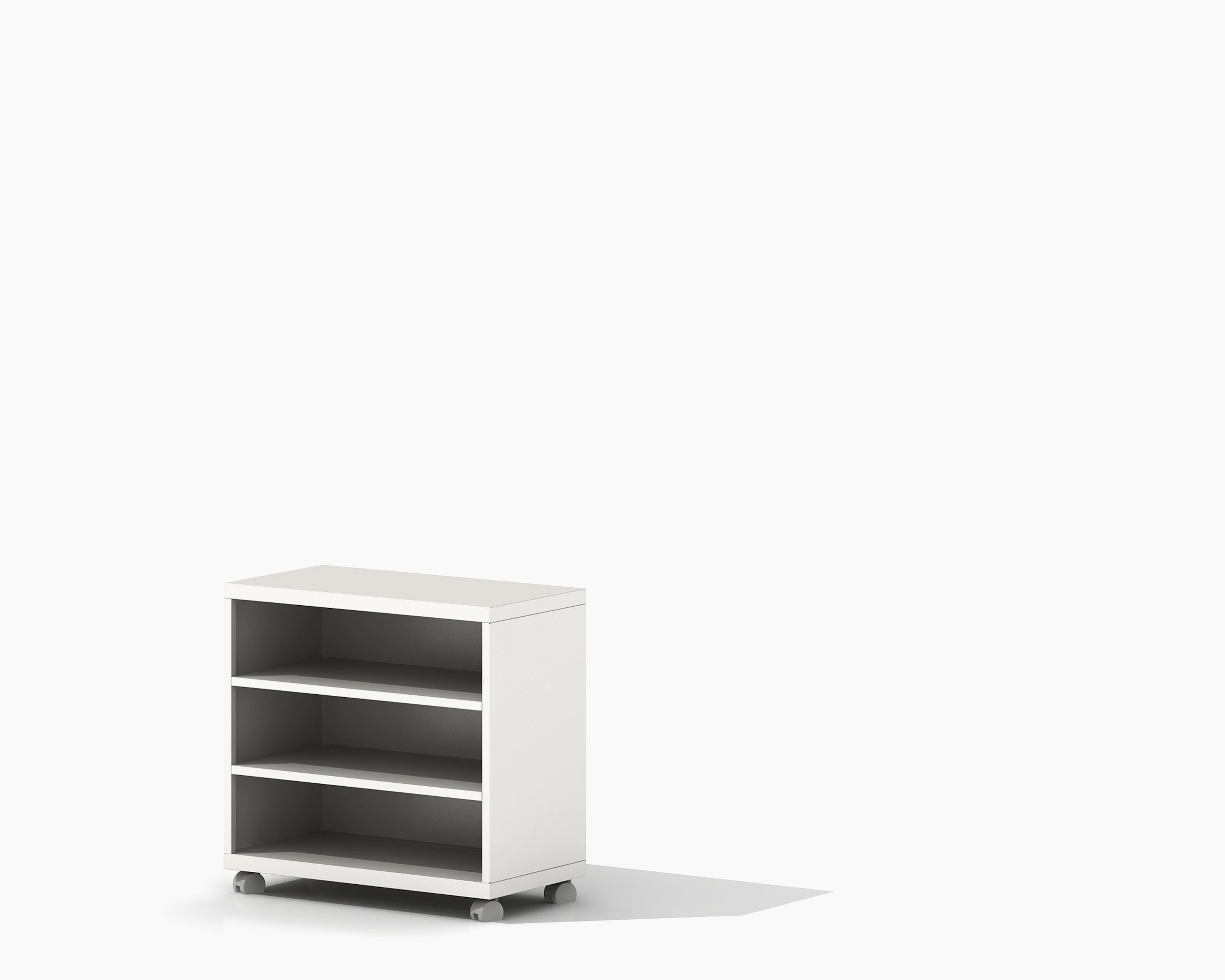 Meridian Mobile Bookcase, 3 Shelves
