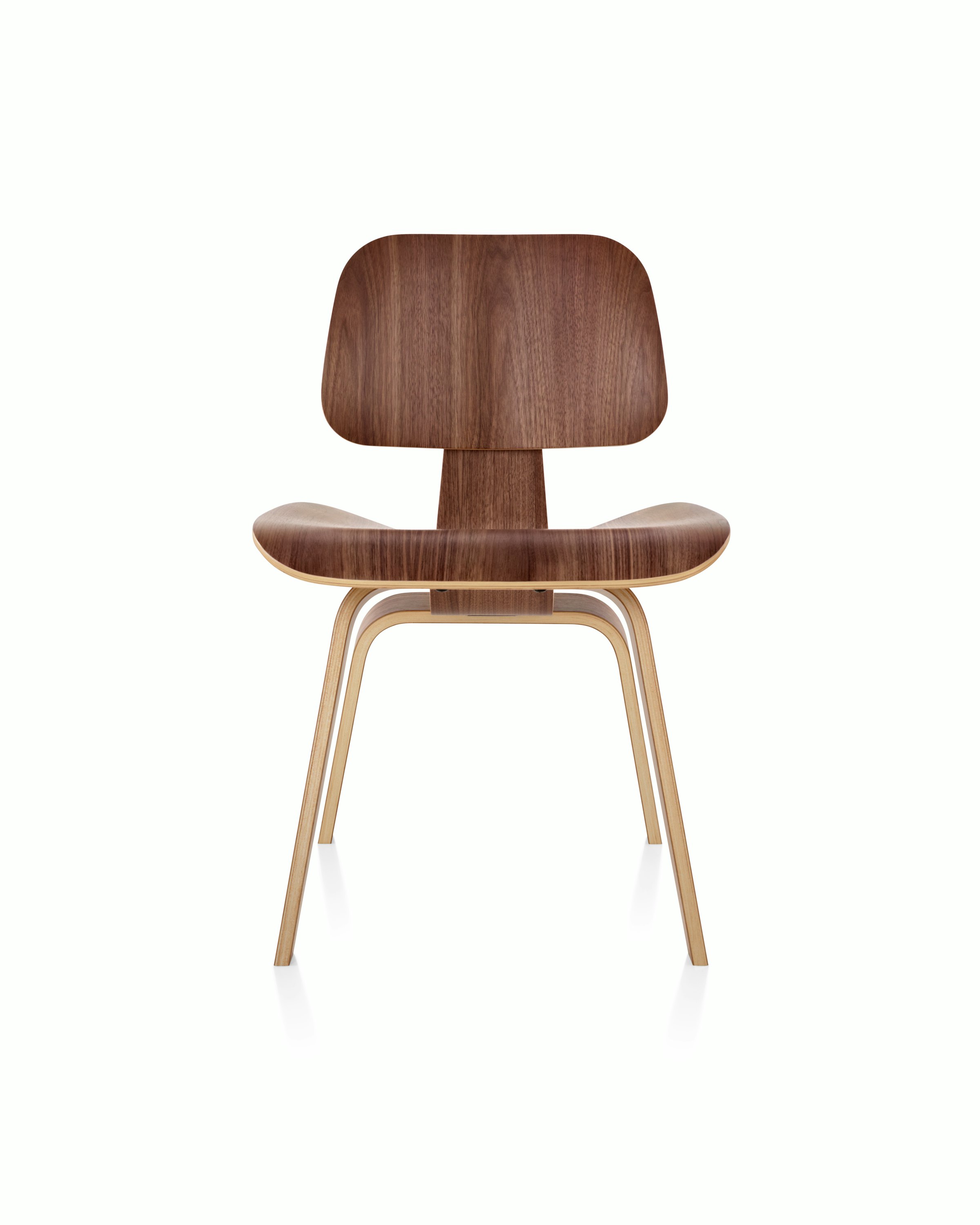 Eames Molded Plywood Dining Chair,Wood Base