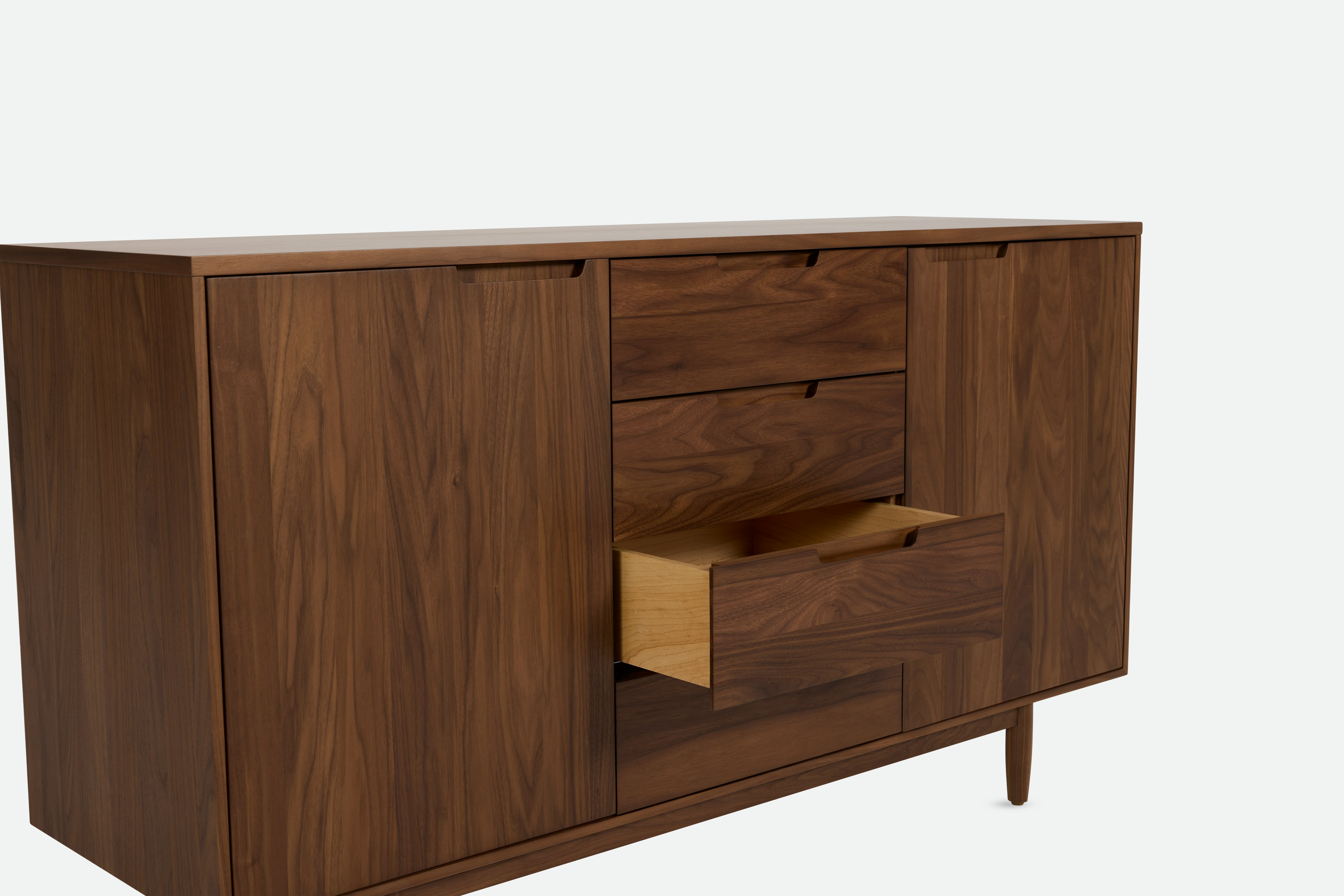 Raleigh Credenza - 58", Walnut