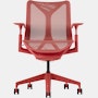 A canyon low-back Cosm Chair with height adjustable arms.