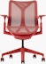 A canyon low-back Cosm Chair with height adjustable arms.