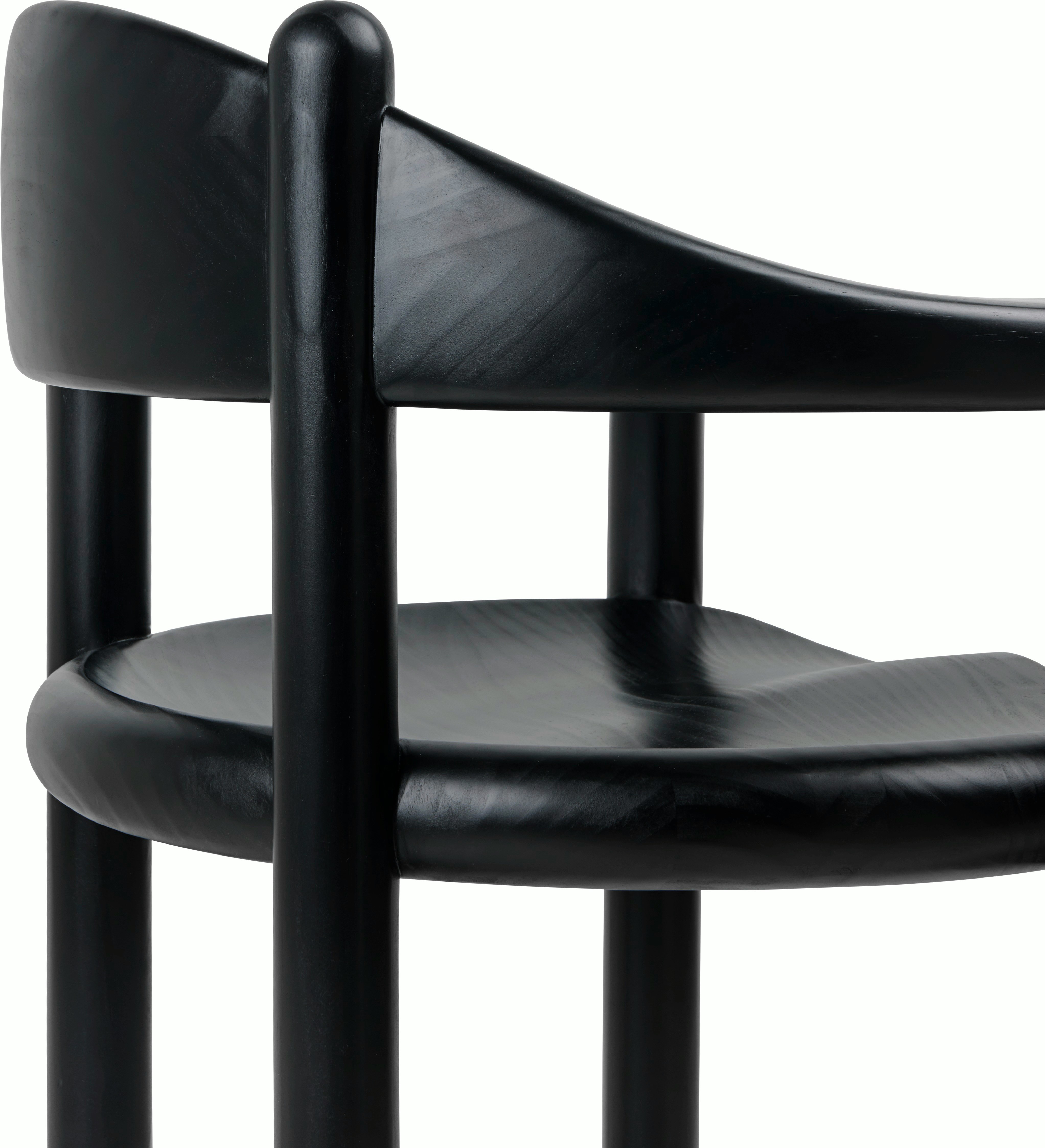 Daumiller Chair in Black Stained Pine