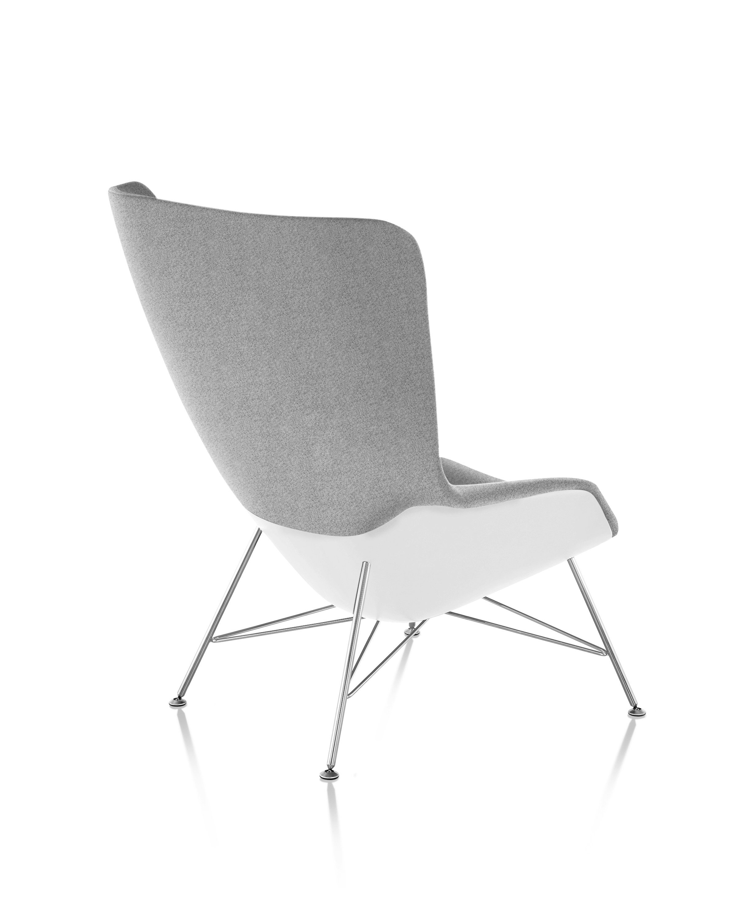 Striad Lounge Chair, Wire Base